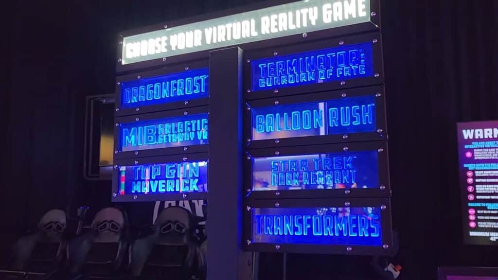 Choose VR game