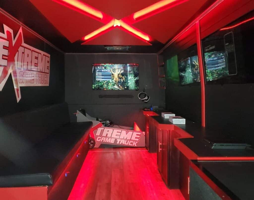 Inside Extreme Game Truck